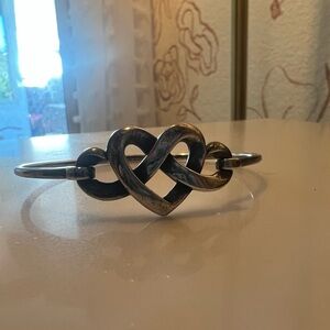 James Avery Heart Hook-On Bangle Bracelet